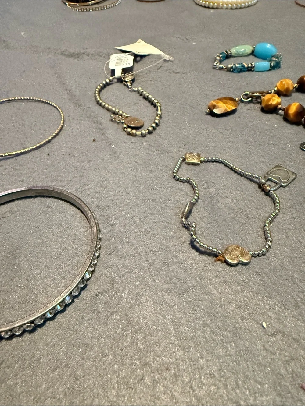 Assorted Women's Bracelet Set - Blue, Gold, Silver, Brown, Black